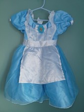 DISNEY COLLECTION ALICE IN WONDERLAND BLUE WHITE HALLOWEEN COSTUME DRESS UP 3