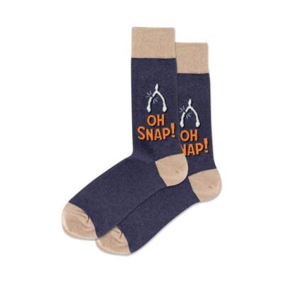 Hotsox Women's Oh Snap Socks 1 Pair Denim Heather Women's 4-10 Shoe