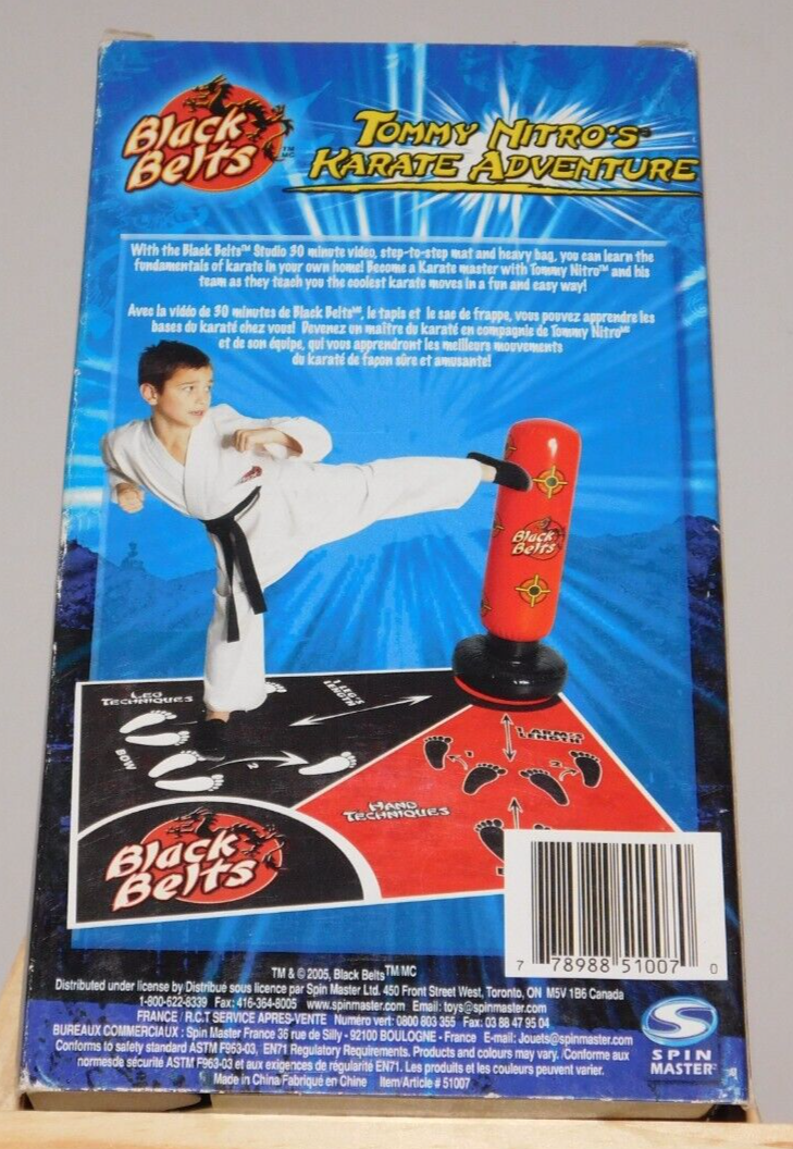 RARE Tommy Nitros Karate Adventure Black Belts Spin Master VHS