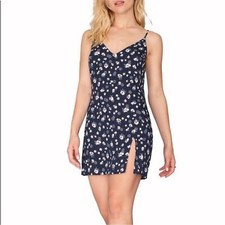 Reformation Marlowe Slit Mini Dress, XS 