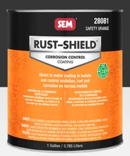 SEM 28081 Rust Shield Corrosion Control 2.8 VOC - Safety Orange - Gallon