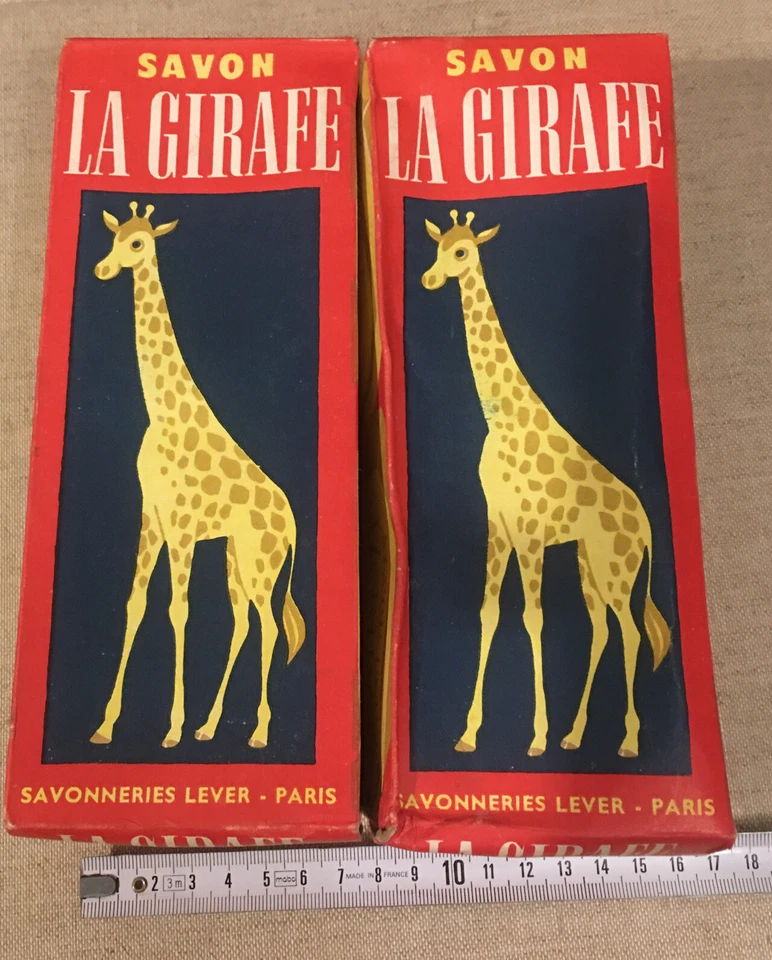 2 Boites De Savon Vintage LA GIRAFE - Photo 3/4