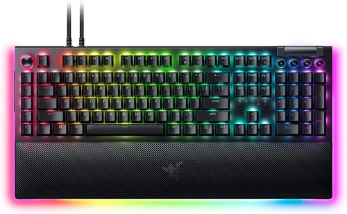Razer BlackWidow V4 Pro Wired Mechanical Gaming Keyboard: Yellow Switches Linear