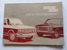 FIAT   132  LIBRETTO USO MANUTENZIONE EDIZIONE   07/1972   (722)