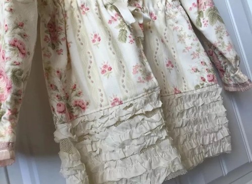 $248 EDEN'S BOUQUET TAGLIA 4T ROSA ROMANTICA GIACCA SETA FLOREALE ragazza boutique - Foto 5 di 10