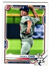 2021 Bowman 1st # BFE-130 Hyun-il Choi Los Angeles Dodgers