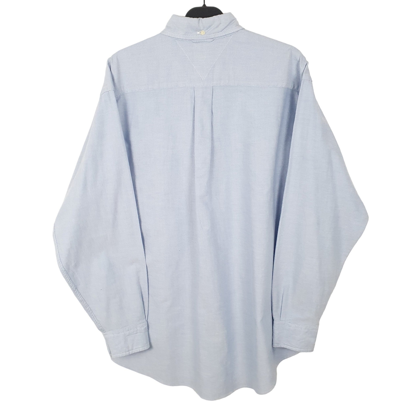 TOMMY HILFIGER Blue Shirt Long Sleeve Casual Mens L image 3