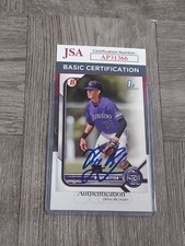 RYAN RITTER 2022 BOWMAN DRAFT FIRST BOWMAN AUTOGRAPHED ROOKIE CARD. JSA CERT.