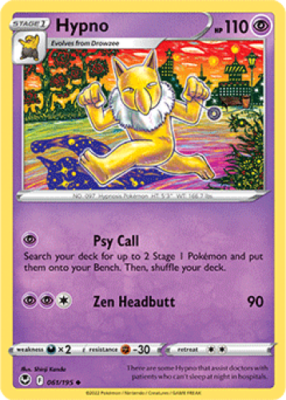 shiny hypno pokemon card Hypno (Mega Rising #306/331, 1-Star Shiny)