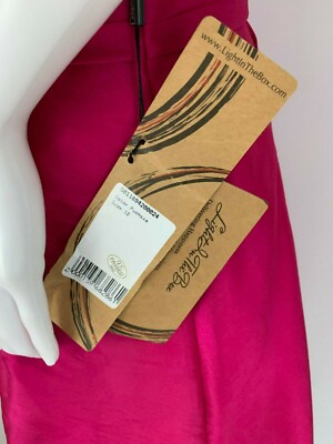 Light In The Box Fuchsia Pink Gown Dress Prom Homecoming Special Occasion  Sz 12 | eBay