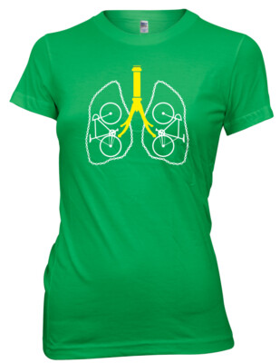 Lustiges T-Shirt Live And Breath Radfahren Frauen Damen