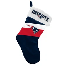 New England Patriots Christmas Stocking Holiday 17" Team Colors Logo New! - ST19