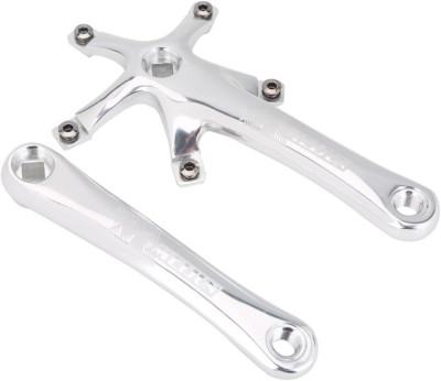 Bike Crankset, Bike Crank Arm Set, Aluminium Alloy Bike Single Speed Crankset, L