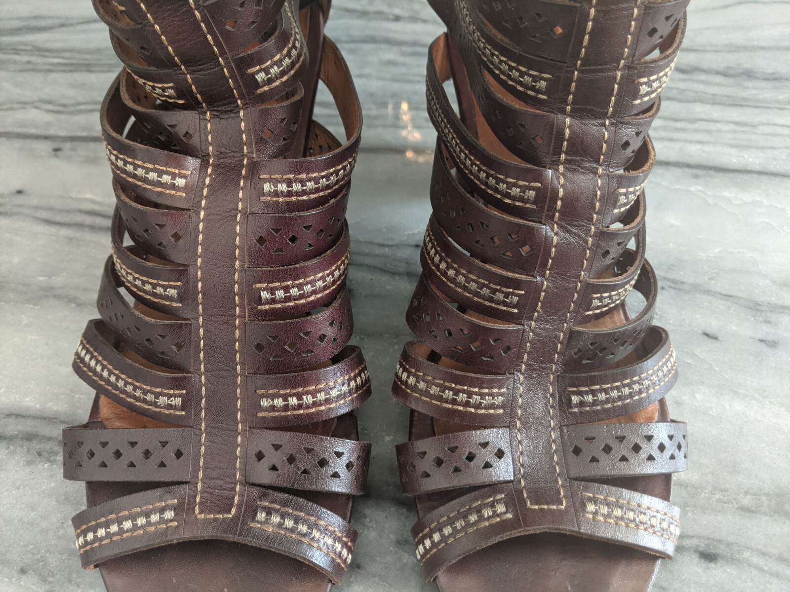 PIKOLINOS Brown Java Gladiator Sandal Zip Back St… - image 6