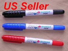 Lot of 3, CD DVD TWIN TIP BEST MARKERS, RED B...