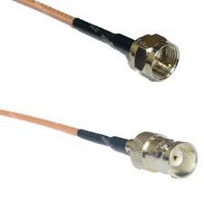 RG316 F MALE to BNC FEMALE RF Cable Rapid-SHIP LOT