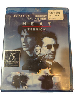 Heat (Blu-ray, 2009) Al Pacino, Robert DeNiro, Val Kilmer 1995 NEW SEALED