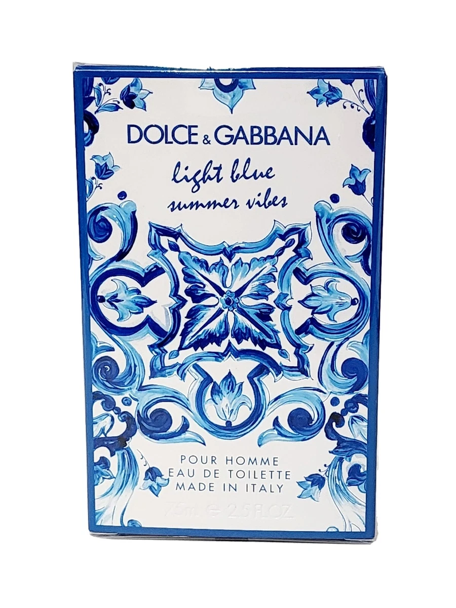 Dolce gabbana light outlet blue pour homme 75ml