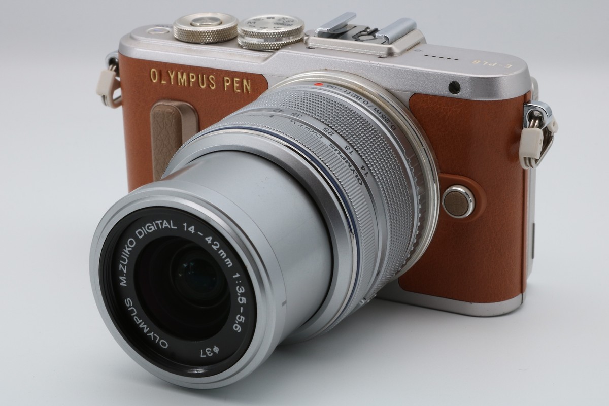 Near Mint] OLYMPUS PEN E-PL8 Brown 14-42mm IIR Shutter Count