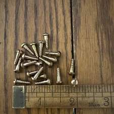 Wood Screws Round Head Slotted Bronze # 6 X 1/2” 20 Pk. Free Shipping