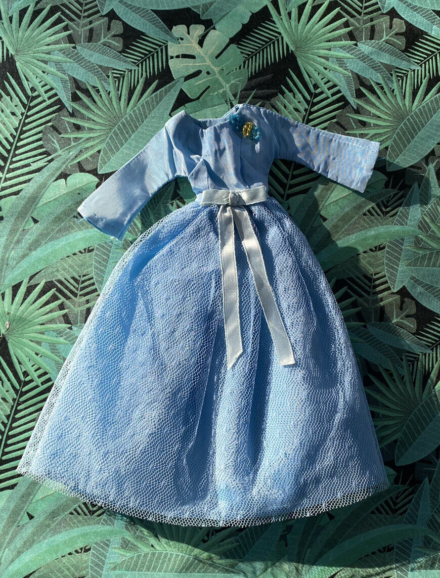 Baby Blue Barbie Doll Dress ffor girl