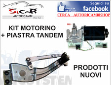 KIT TANDEM TERGICRISTALLO (PIASTRA TERGI) + MOTORINO TERGI PER FIAT PANDA 141A