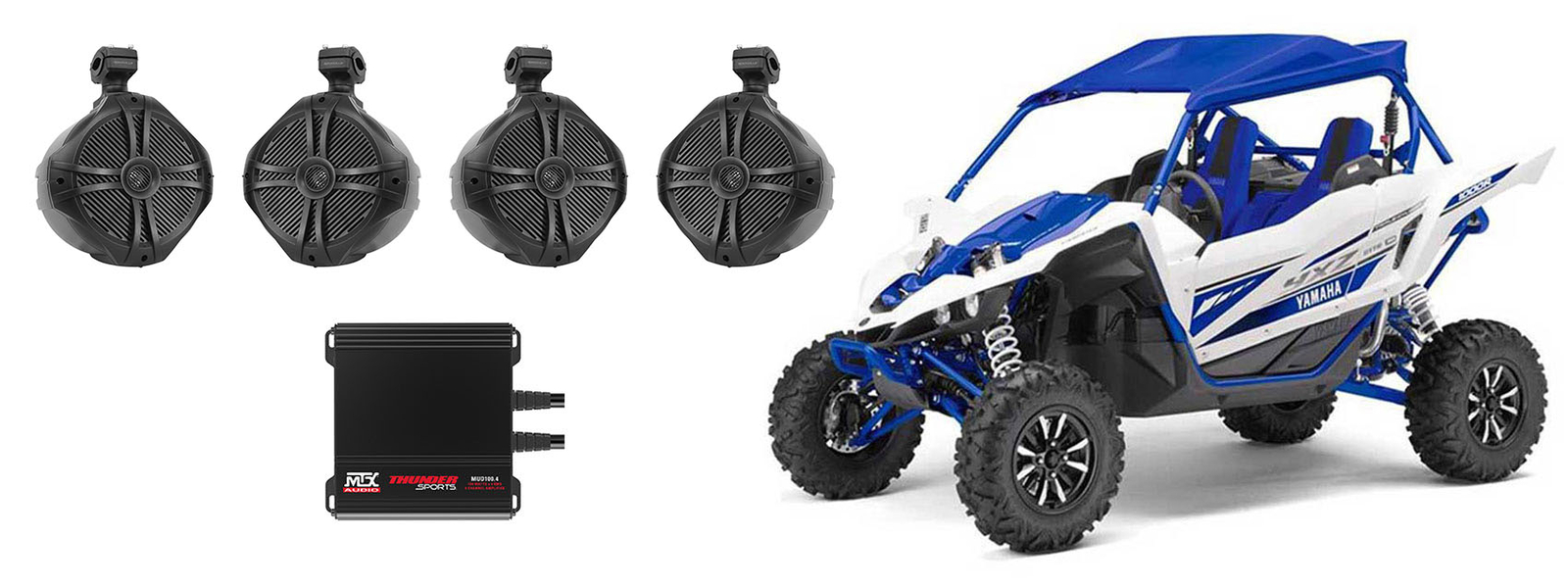 4 8 динамиков Rollbar Roll Cage Tower для 4-канального усилителя Yamaha YXZMTX