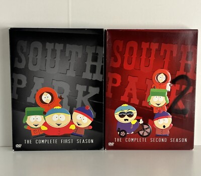 South Park: The Complete First Season & Second Season (DVD) Great