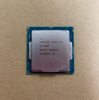 Intel Core i3-9100 SRCZV Base 3.60GHz Turbo 4.20 GHz 4 Core