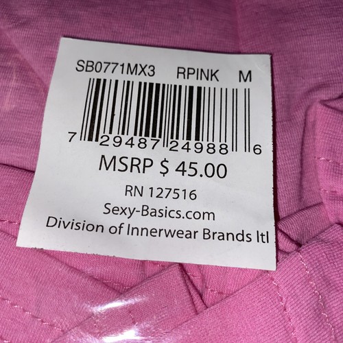 3-Pack: Women High Waisted Stretch Sport Fitness Gym Pant Biker Shorts Pink New - Picture 5 of 6