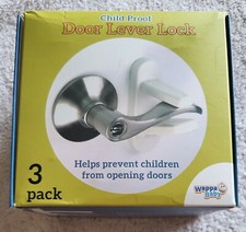 Wappa Baby Child Safety Proof Door Lever Handle Locks, 3 Pack New  Instructions