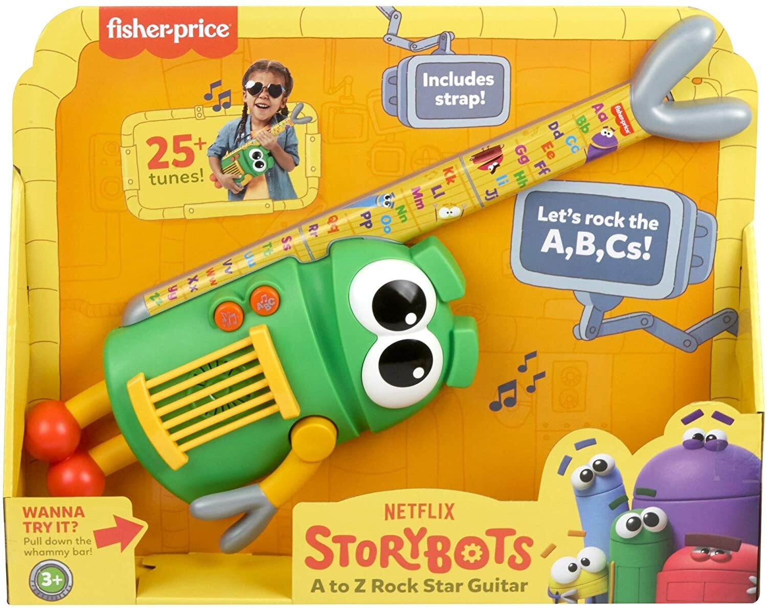 fisher price rockstar guitar toy
