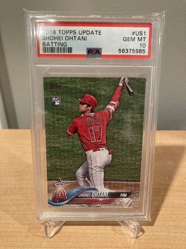 2018 Topps Update #US1 Shohei Ohtani Batting Rookie RC PSA 10 SSP