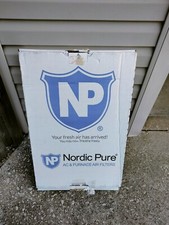 Brand New Nordic Pure 16x30x1 16 X 30 X 1 Pleated AC Furnace Air Filter Box of 3