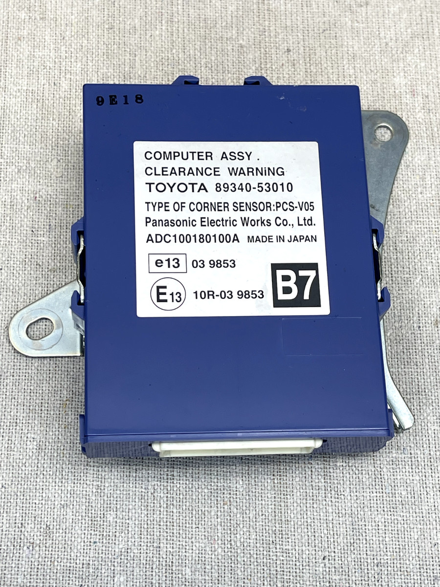 10-11 LEXUS IS250C IS350C CONVERTABLE CLEARANCE COMPUTER ASSY OEM 89340-53010