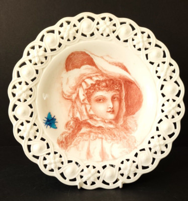 Seltener Mintons Porzellan Teller, um 1858-1889
