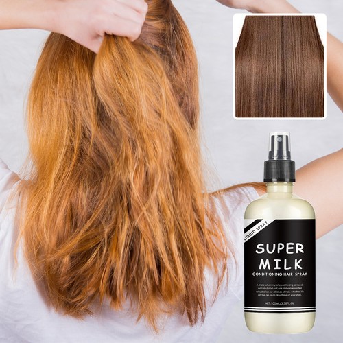 Primer acondicionador de cabello Super Milk 100 ml acondicionador sin dejar - Imagen 10 de 12