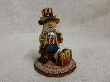 Wee Forest Folk Ezra's Arrival Fourth of July Special CM-1S Red White Blue