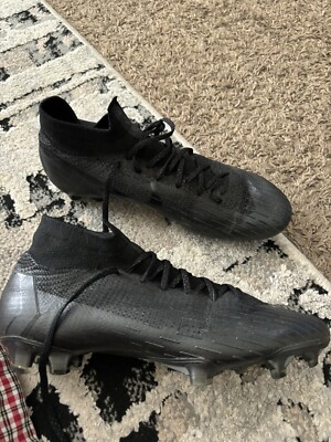 Nike Mercurial Elite Superfly 360 Men s Size 7.5 Blackout Soccer Cleats FG