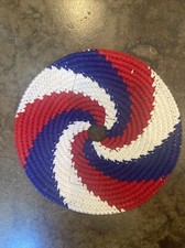 Lot of 5 Handmade Guatemalan Pocket Disc Soft Frisbee Indoor/Outdoor