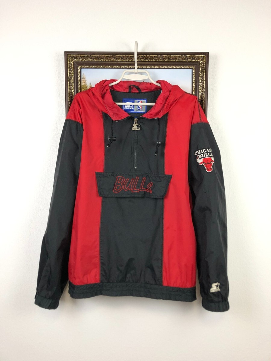 Vintage 90's Chicago Bulls NBA Starter Jacket Windbreaker Rare