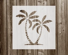 Palm Trees Stencil, Reusable Mylar Craft Stencil, 356