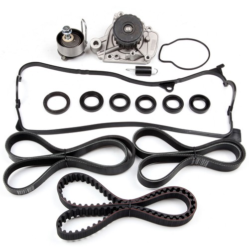 Timing Belt Kit Water Pump For 2001-2005 Honda Civic 1.7L Valve Cover Gasket - Picture 9 of 10