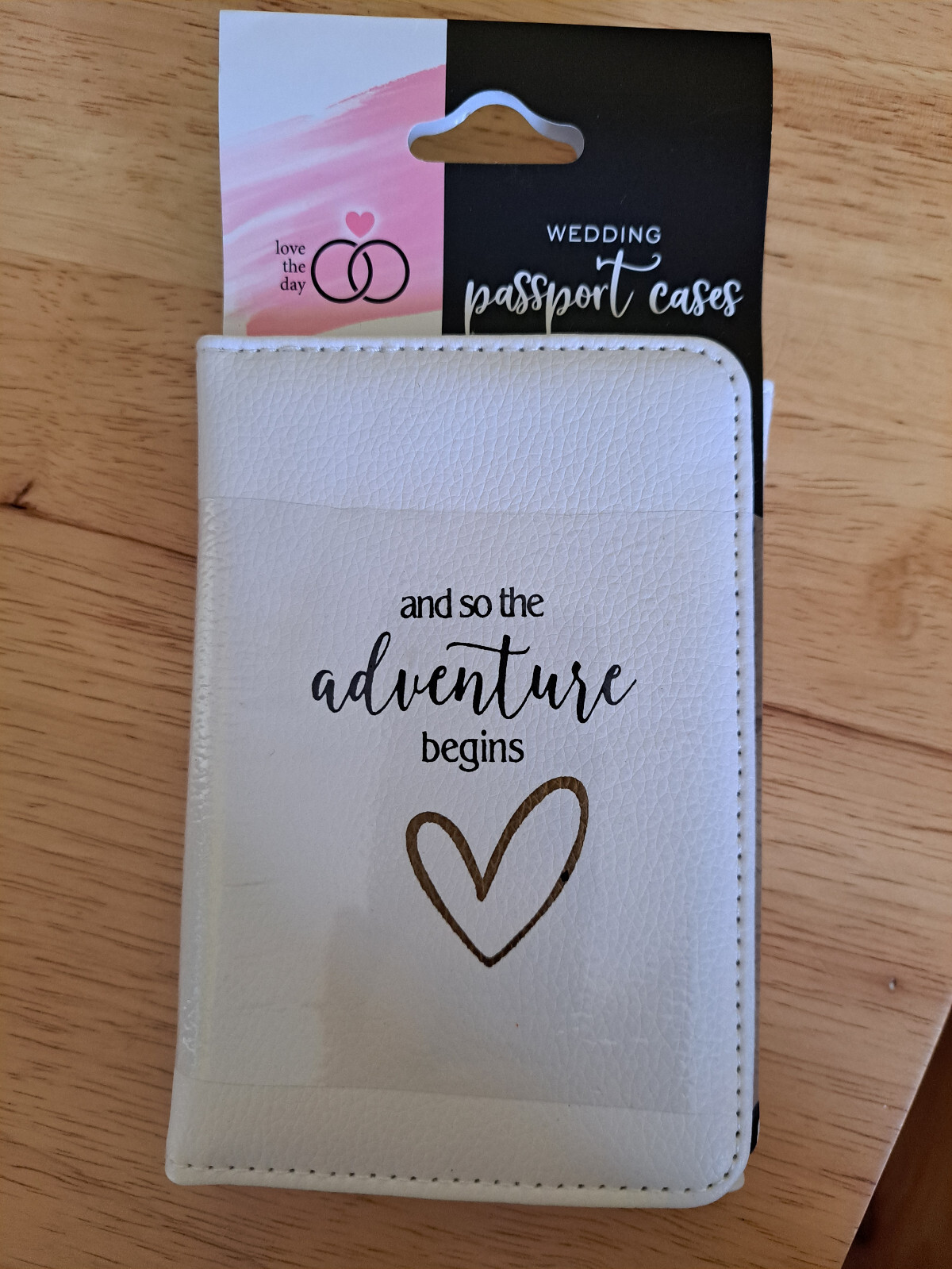 White Wedding Passport Holder Set of 2 - Perfect Wedding Gift-image