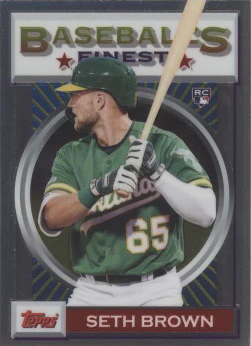 2020 Topps Finest Flashbacks - Seth Brown #159 - 1 of 1