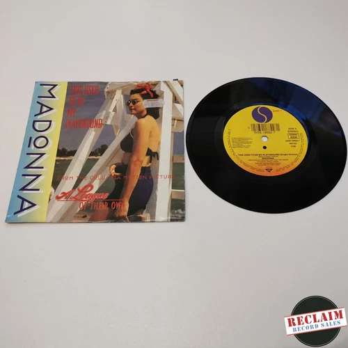 madonna this used to be my playground 7" vinyl record very good condition