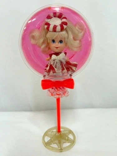 Vintage Mattel LIDDLE KIDDLE SWEET TREAT LOLLIPOP Lolli-Mint Doll in Lollipop