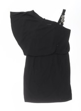 S.L. Fashions Damen schwarzes Etuikleid Gr&ouml;&szlig;e 14