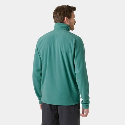 HELLY HANSEN MEN'S DAYBREAKER FLEECE JACKET LARGE - 494 OPAL GREEN