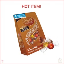 Lindt LINDOR Harvest Milk Assorted Chocolate Candy Truffles, Chocolates with Smo